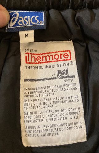 Asics pantaloni da sci neri M