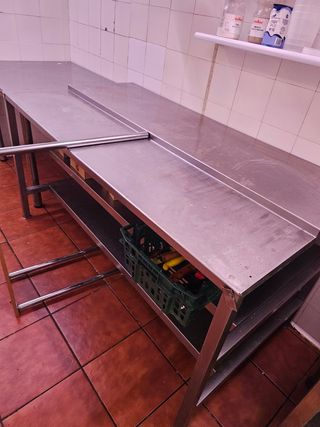mesa inox de trabajo
