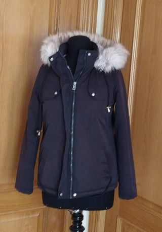Chaquetón capucha/mujer/Primark/34.