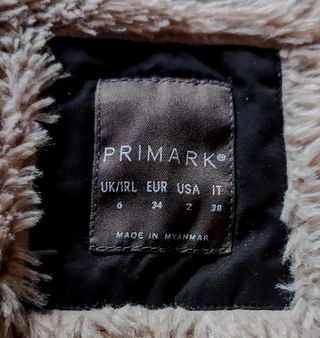 Chaquetón capucha/mujer/Primark/34.