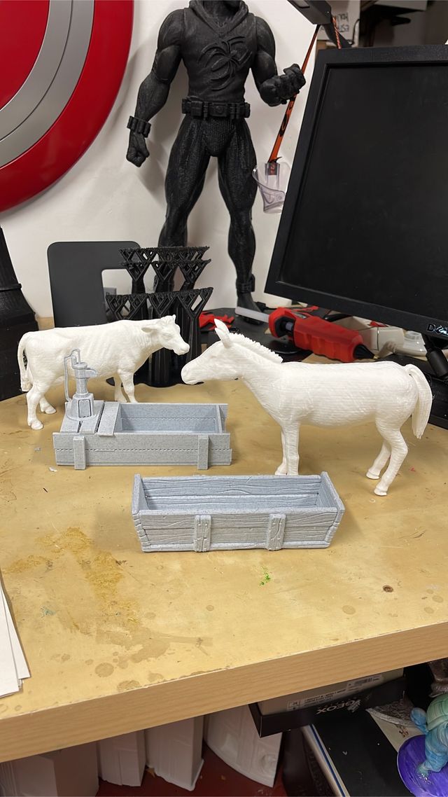 Animales de granja 3d