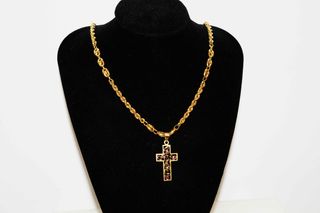 Gargantilla salomónica con granos de café ORO 18Q 