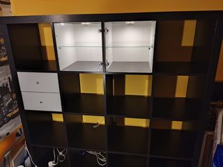Ikea :escritorio Kallax/Linnmon negro
