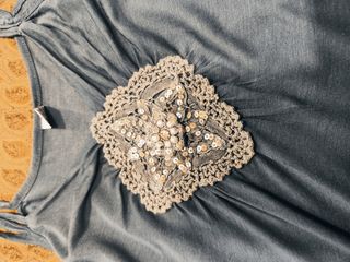 Top de viscosa con pedreria