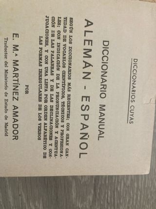 Diccionario alemán-español