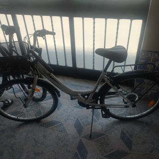 Bicicleta de mujer,canasta de regalo