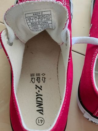 Zapatillas Andy-Z, t-41 (tipo Converse)