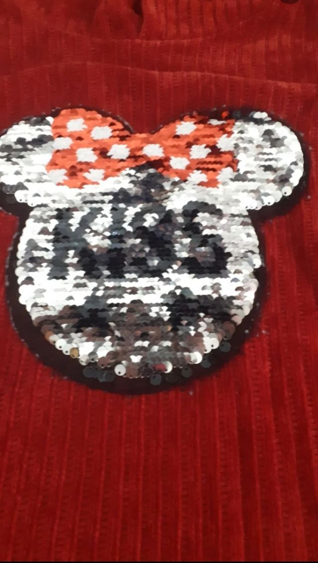 2 felpe  bambina  in velluto  rossa e blu