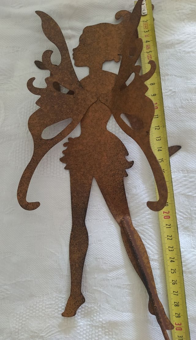 Campanilla,hada metálica 30 cm