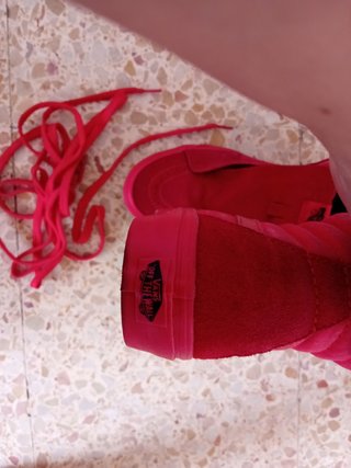 Vans skate rojas  talla 39