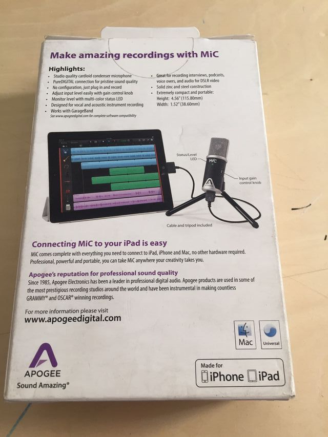 Micrófono  USB para IOS MAC Y PC