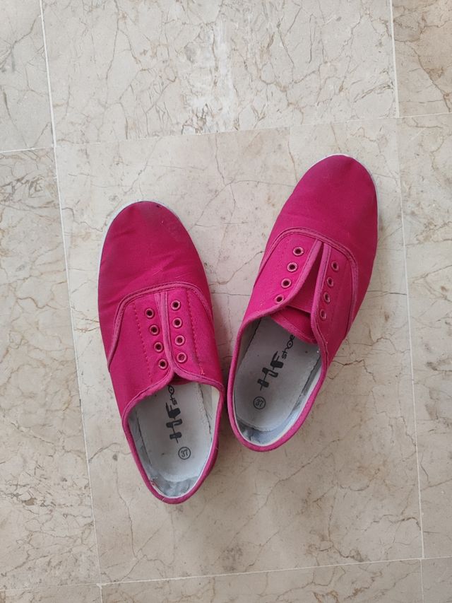 Zapatillas fucsias