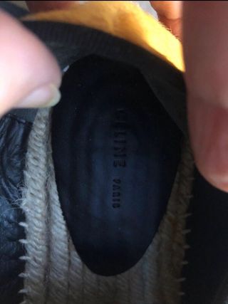 Zapatos color mostaza t-35 Celine Paris