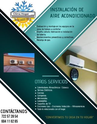 Instalador de aires acondicionados