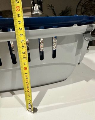 Transportin, perro pequeño.
