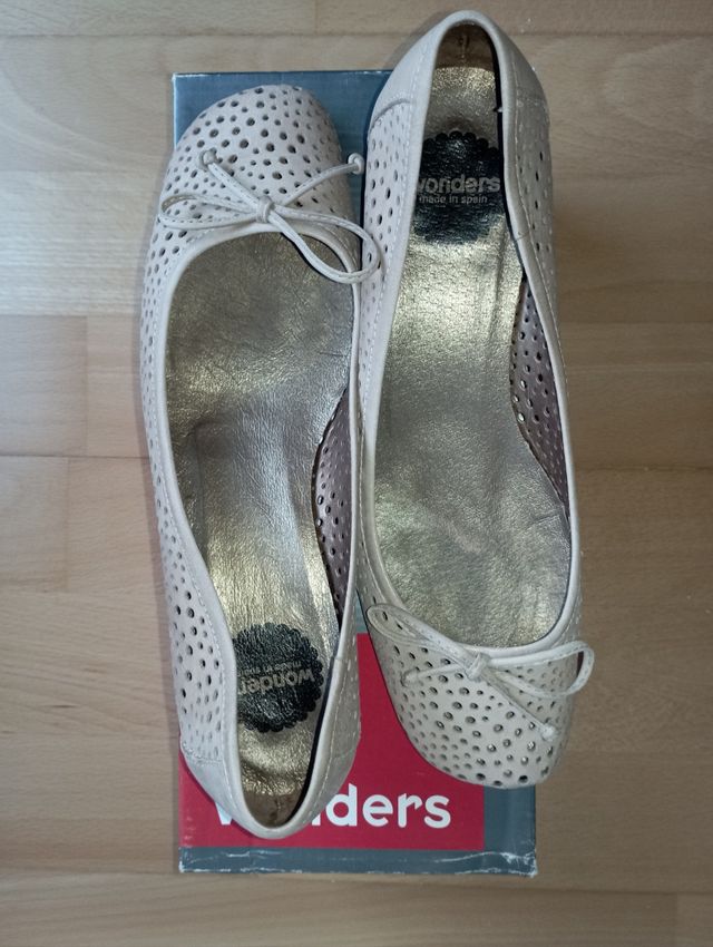 Zapatos Wonders rosa palo