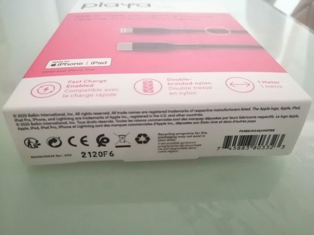 Cavo Lightning USB-C da 1 m, nero