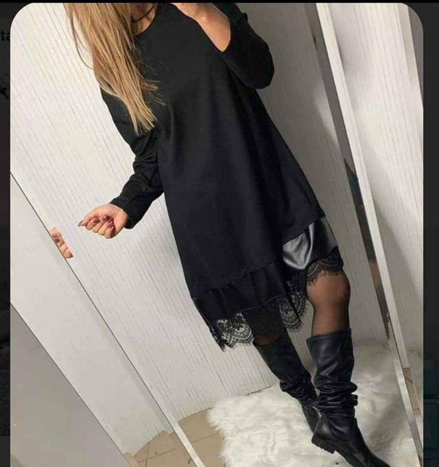 Vestito donna con merletto