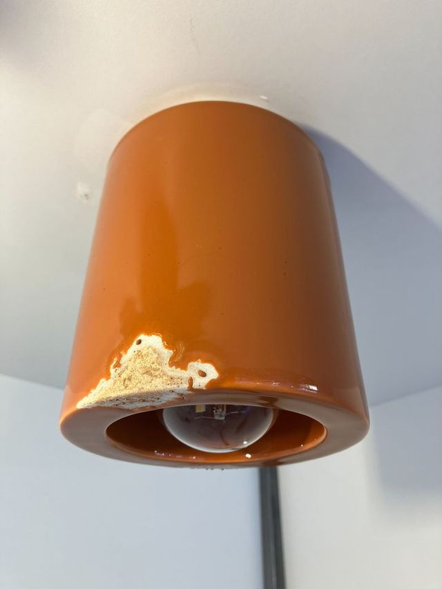 Faretto ceramica "retro'"