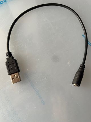 USB a cable de alimentacion