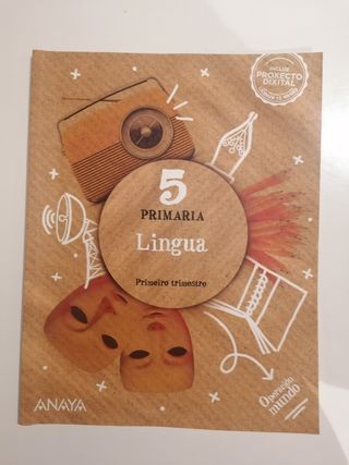 Libro Lingua de 5° primaria. Anaya