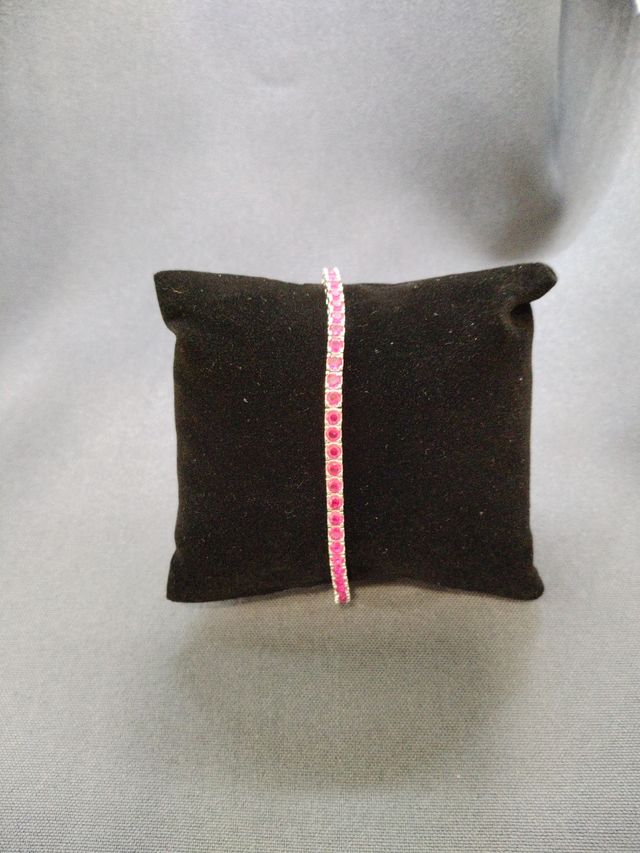 Fucsia Pulsera tipo Rivier