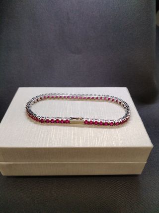 Fucsia Pulsera tipo Rivier