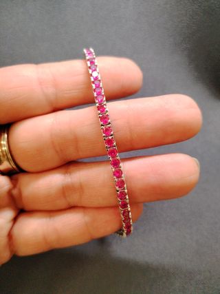 Fucsia Pulsera tipo Rivier