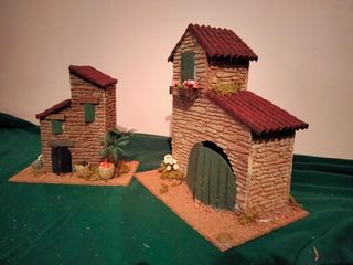 Casas Belén con molino