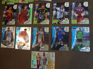 LOTE 42 CROMOS ADRENALYN XL FIFA WORLD CUP BRASIL
