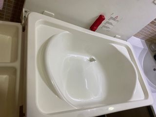 Cambiador/Bañera con Cajones