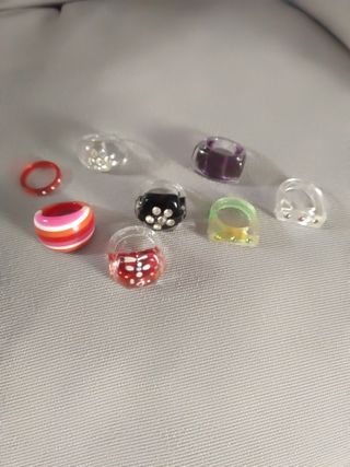 Anillos resina 