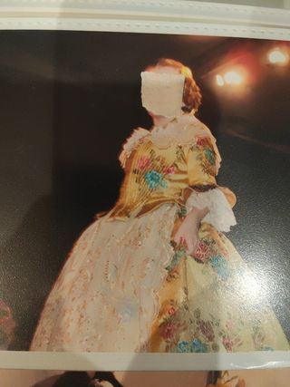 Vestido fallera niña 7-8 años 