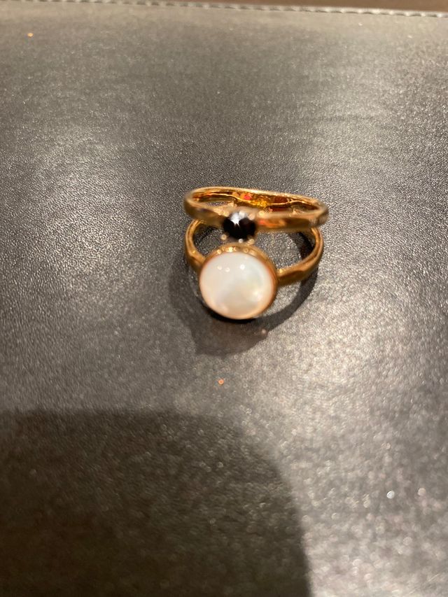 Anillo Tous Plata bañado oro