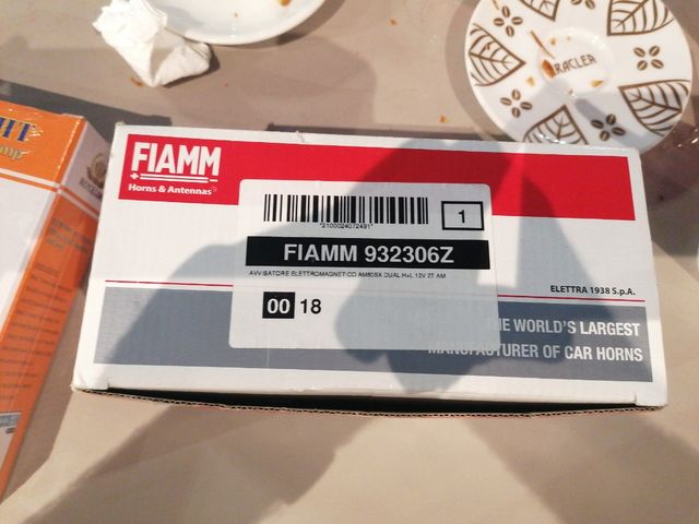 Fiamm 932306z avvisatore 12v clacson