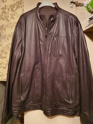 Chaqueta piel hombre talla Xl