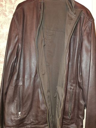 Chaqueta piel hombre talla Xl