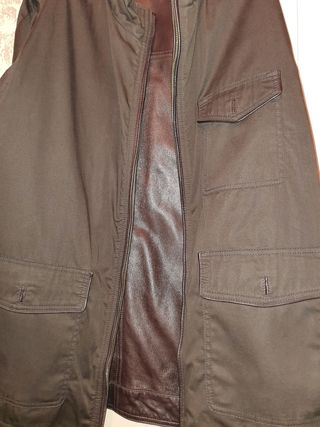 Chaqueta piel hombre talla Xl