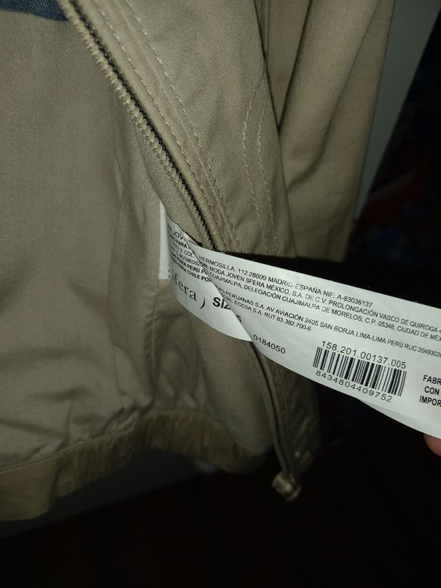 Cazadora sfera niño