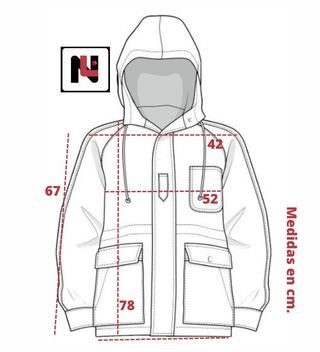 Chaquetón de camuflaje de mujer Polinesia (S)