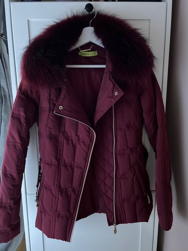 chaqueta de plumas de Versace original