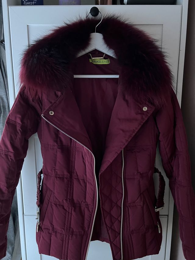 chaqueta de plumas de Versace original