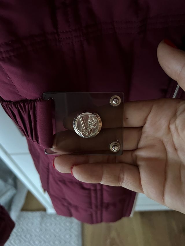 chaqueta de plumas de Versace original