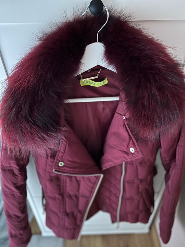 chaqueta de plumas de Versace original