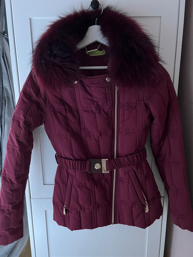 chaqueta de plumas de Versace original