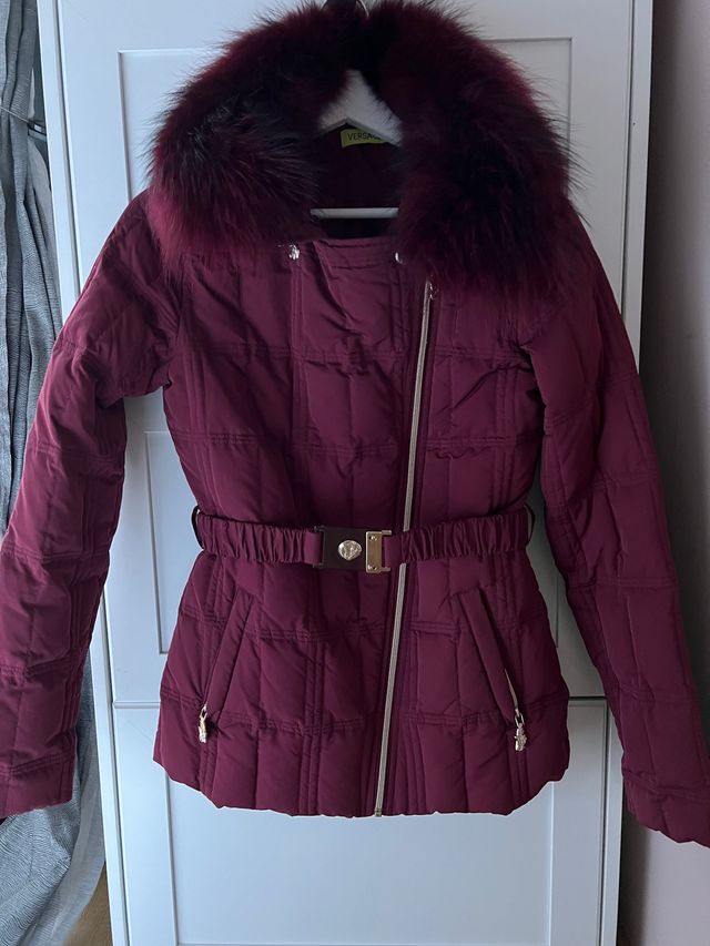 chaqueta de plumas de Versace original