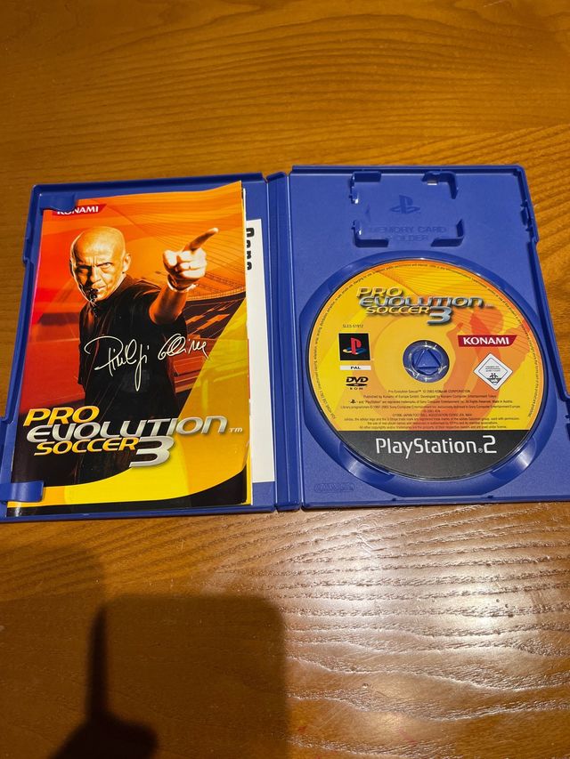 juego ps 2 pro evolution soccer 3