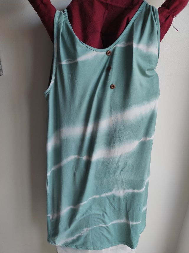 Abito a canotta a righe