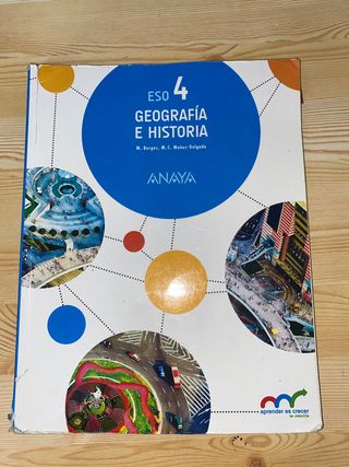 Libro Geografía e historia 4ESO
