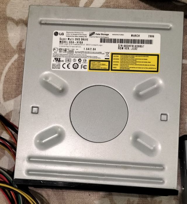 Lector de tarjetas interno USB y Lector DVD LG